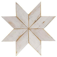 Wooden LeMoyne Star 3 Asstd - The Fox Decor