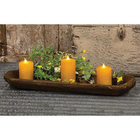 Carved Wood Small Bread Bowl - The Fox Decor