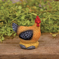 Resin Nesting Chicken - The Fox Decor