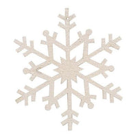 Lg White Snowflake Ornament - The Fox Decor