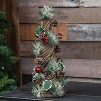 Christmas Woodland Pine Cone Tree Small - The Fox Decor