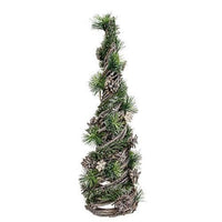 Woodland Snowy Pine Cone Tree Large - The Fox Decor