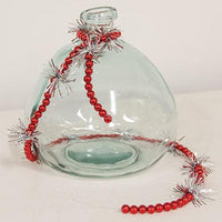 Red Bead & Tinsel Garland 43L - The Fox Decor