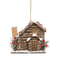 LED Winter Lodge House Ornament - The Fox Decor
