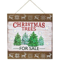 Christmas Sign w LED Light 2 Asstd - The Fox Decor