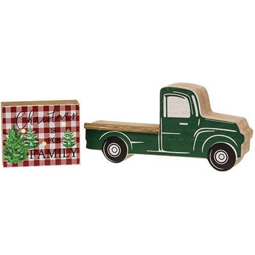 Christmas Truck with LED Lights 3 Asstd - The Fox Decor