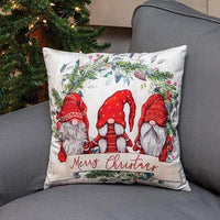Merry Christmas Gnomes Pillow - The Fox Decor