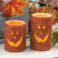 Jack O Lantern Timer Pillar 6 - The Fox Decor