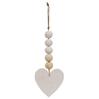 Beaded Heart Ornament - The Fox Decor