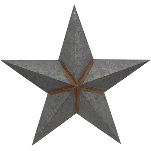 Rusty Galvanized Barn Star 18