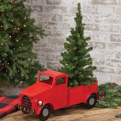 Red Metal Truck - The Fox Decor