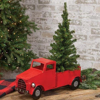 Red Metal Truck - The Fox Decor