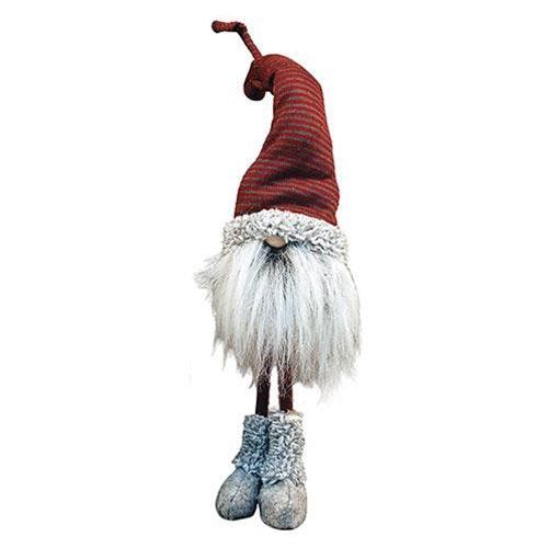 Large Standing Plush Gnome Santa - The Fox Decor