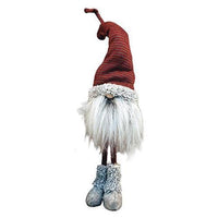 Large Standing Plush Gnome Santa - The Fox Decor