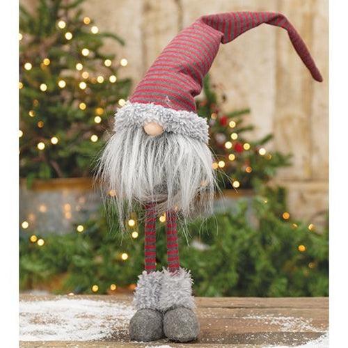 Large Standing Plush Gnome Santa - The Fox Decor