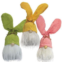 Waffle Bunny Gnome 3 Asstd - The Fox Decor