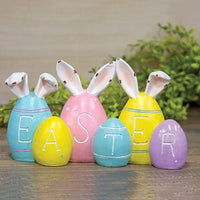 Easter Bunny Ears Resin Sitter - The Fox Decor