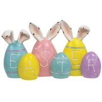 Easter Bunny Ears Resin Sitter - The Fox Decor
