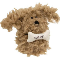 Woof Furry Tan Plush Dog - The Fox Decor
