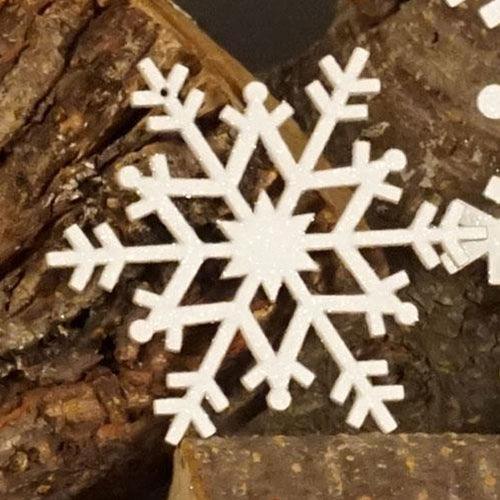 Sm White Snowflake Ornament - The Fox Decor