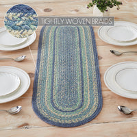 Thumbnail for Jolie Jute Oval Runner 12x36 - The Fox Decor