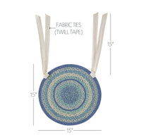 Thumbnail for Jolie Jute Chair Pad 15 inch Diameter - The Fox Decor