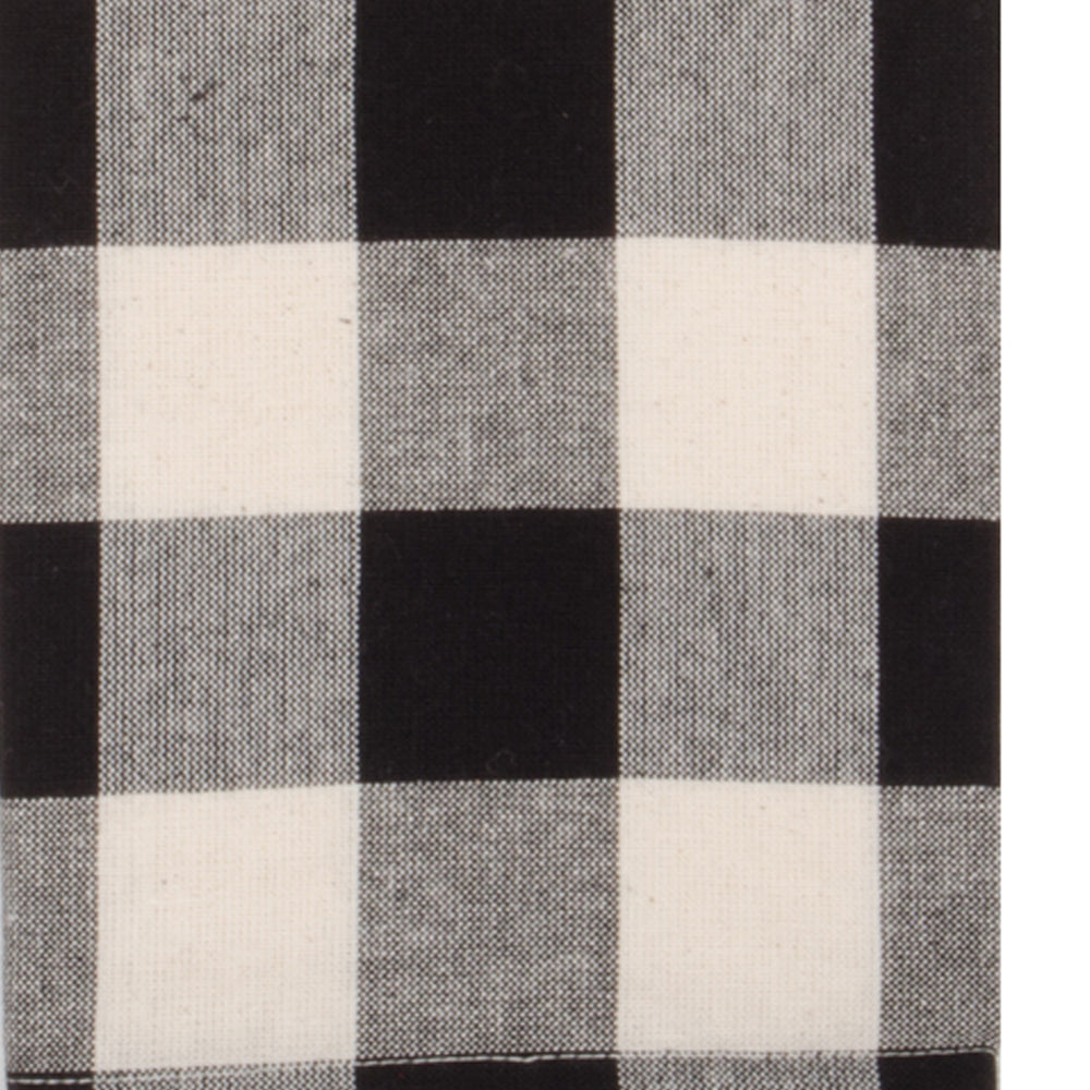 Black Buttermilk Buffalo Check Towel Set Of Six KT510011
