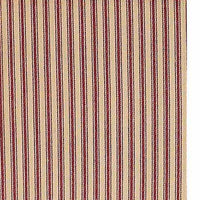 Barn Red Nutmeg York Ticking Towel Set Of Six - Interiors by Elizabeth