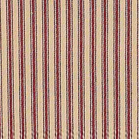 Barn Red Nutmeg York Ticking Towel Set Of Six - Interiors by Elizabeth