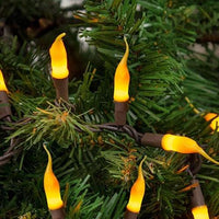 Silicone Lights Brown Cord 20ct - The Fox Decor