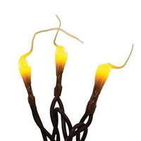 Warm Silicone Teeny Lights Brown Cord 35ct - The Fox Decor