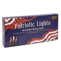 Patriotic Lights Brown Cord 50 ct - The Fox Decor