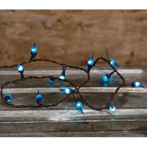 Midnight Blue Silicone Teeny Lights 35ct - The Fox Decor