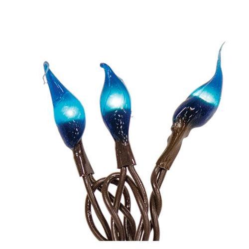 Midnight Blue Silicone Teeny Lights 35ct - The Fox Decor
