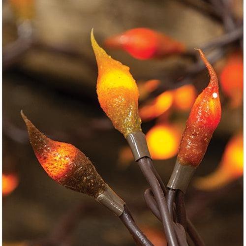 +Fall Leaves Silicone Teeny Lights 50ct - The Fox Decor