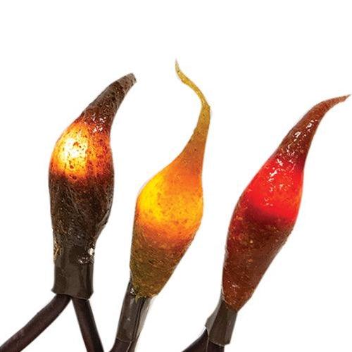 +Fall Leaves Silicone Teeny Lights 50ct - The Fox Decor