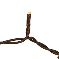 Warm White LED Micro Lights 35 Count Brown Cord - The Fox Decor