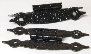 Black Colonial Hinge- 3-1 2 x 1-9 16- 2 pkg - The Fox Decor