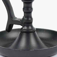 Black Williamsburg Candle Holder Metal - Interiors by Elizabeth