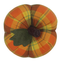 F Autumn Plaid Pumpkin 8 Inx6 In - Interiors by Elizabeth