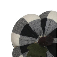 F Buffalo Check Black Pumpkin  4 Inx3 In ON510211