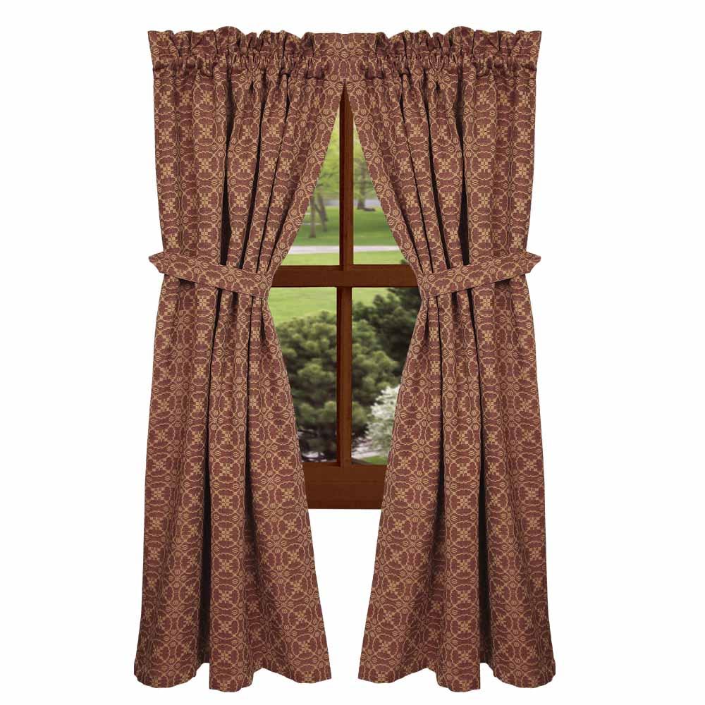 Barn Red-Tan Marshfield Jacquard 63