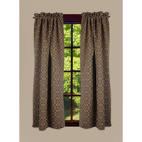 Kendall Jacquard Black 63 In Panels - Interiors by Elizabeth