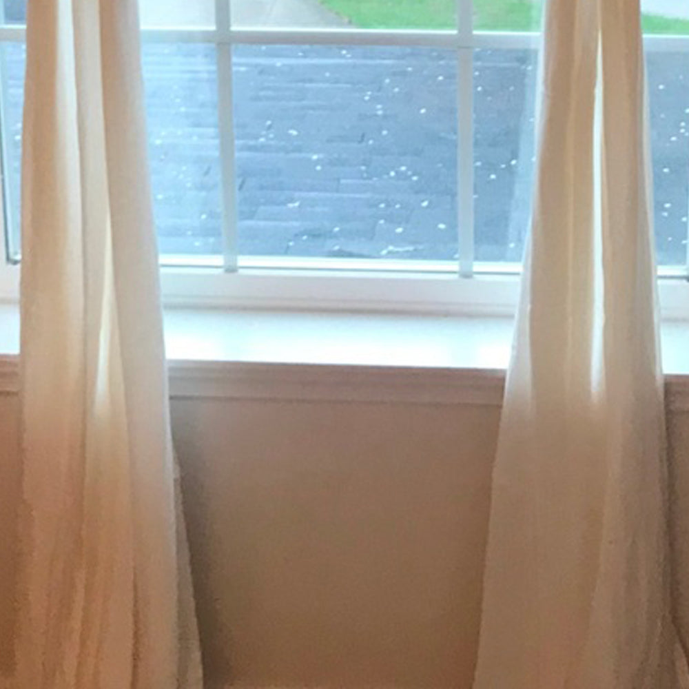 Heirloom 84" X 86" (2 Pcs) (Pair Of Fabric Tiebacks Included) Buttermilk Unlined P8010019