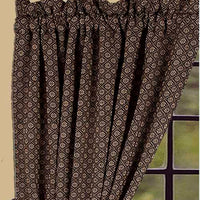 Black Nutmeg Kingston Jacquard Drapery 86