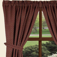 Barn Red-Oat Philmont Jacquard Drapery 86