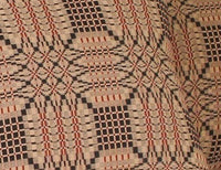 Trenton Jacquard Nutmeg Black Red Pillow Cover PC243025