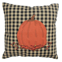 F Pumpkin & Bittersweet Pillow 14x14 - Interiors by Elizabeth