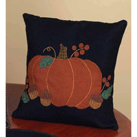 Pumpkin & Acorns Pillow - Interiors by Elizabeth