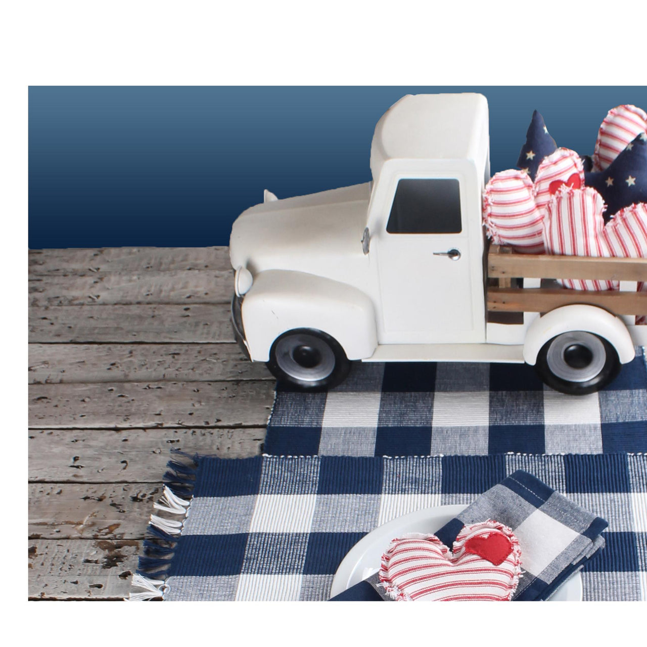 Buffalo Check Navy Blue Placemat  Set of 6 PM511014
